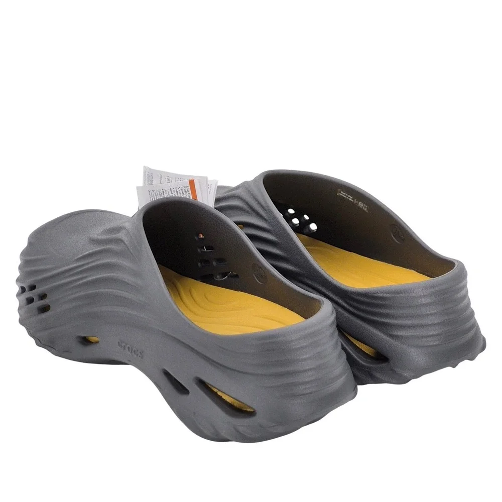 Crocs Echo Wave Clogs Black Sand Adult Men's Size 11 Shoes 210521-0LD Unisex